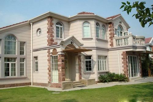 別墅外墻真石漆選哪種顏色好看？